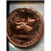 Image 2 : Moose Jaw Coin Club 1968 Fourth Annual Coin-a-Rama medal. Bronze. BU. Nice.