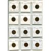 Image 1 : Lot of 12 Canadian George V Small Cents. 1920 to 1936. Missing only 1922 – 1926. Coins grade F-12 to