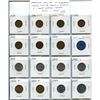 Image 1 : Complete Set of 15 Canadian World War II Cents and Nickels & one Meat Ration Token. Includes 1939 –