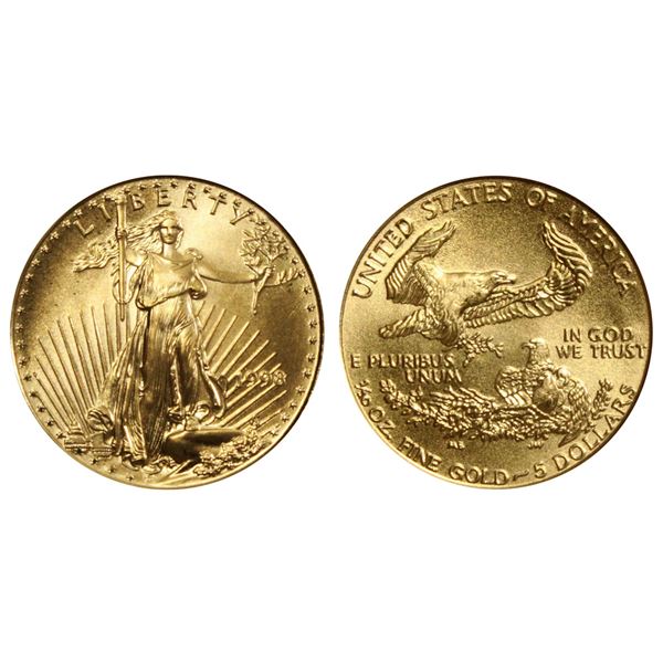 1998 $5 American Gold Eagle Coin