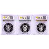 Image 2 : Lot of (3) 2016 Proof South Africa 2 Rand Cheetah Silver Coins PCGS PR70DCAM