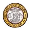 Image 2 : .999 Silver Whiskey Pete's Casino Jean, Nevada $10 Limited Edition Gaming Token