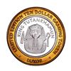 Image 1 : .999 Silver Luxor Las Vegas Nevada $10 Casino Limited Edition Gaming Token