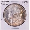 Image 1 : 1891-CC $1 Morgan Silver Dollar Coin