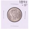 1892-S Barber Quarter Coin