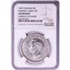 Image 1 : 1947 Pointed 7 QDO "HP" Canada $1 George VI Silver Dollar Coin NGC AU Details