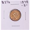 Image 1 : 1878-S $2 1/2 Liberty Head Quarter Eagle Gold Coin