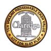 Image 2 : .999 Silver Claridge Hotel Atlantic City $10 Casino Limited Edition Gaming Token