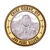 Image 1 : .999 Silver Chief Ouray, UTE $10 Casino Limited Native American Series Gaming Token