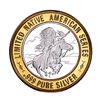 Image 2 : .999 Silver Chief Ouray, UTE $10 Casino Limited Native American Series Gaming Token