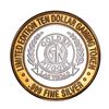 Image 1 : .999 Silver Golden Nugget Las Vegas $10 Casino Limited Edition Gaming Token
