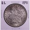 Image 1 : 1891 $1 Morgan Silver Dollar Coin
