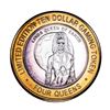 Image 1 : .999 Silver Four Queens Casino Hotel Las Vegas $10 Limited Edition Gaming Token