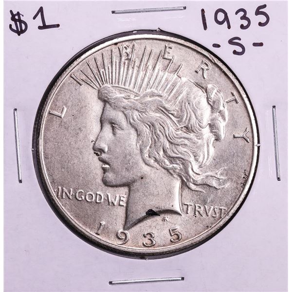 1935-S $1 Peace Silver Dollar Coin