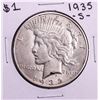Image 1 : 1935-S $1 Peace Silver Dollar Coin