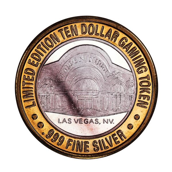 .999 Silver Golden Nugget Las Vegas $10 Casino Limited Edition Gaming Token