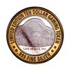 Image 1 : .999 Silver Golden Nugget Las Vegas $10 Casino Limited Edition Gaming Token