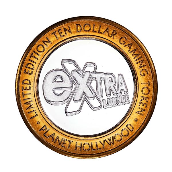 .999 Fine Silver Planet Hollywood Las Vegas, Nevada $10 Limited Edition Gaming Token