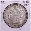 Image 1 : 1878 8TF $1 Morgan Silver Dollar Coin
