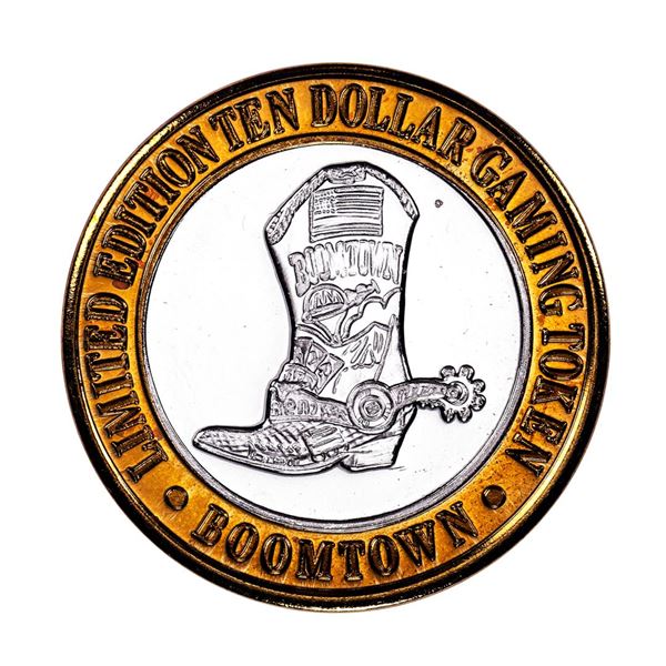 .999 Silver Boomtown Hotel & Casino Reno, NV $10 Limited Edition Gaming Token