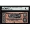 Image 1 : 1864 $10 Confederate States of America Note T-68 PMG Uncirculated 61