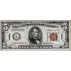 Image 1 : 1934A $5 Hawaii WWII Emergency Issue Federal Reserve Note