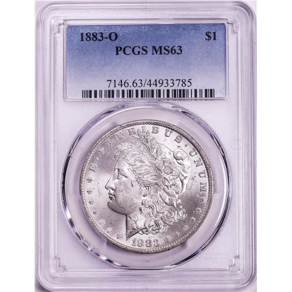 1883-O $1 Morgan Silver Dollar Coin PCGS MS63
