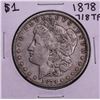 Image 1 : 1878 7/8 TF $1 Morgan Silver Dollar Coin