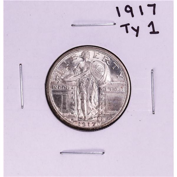 1917 Type 1 Standing Liberty Quarter Coin