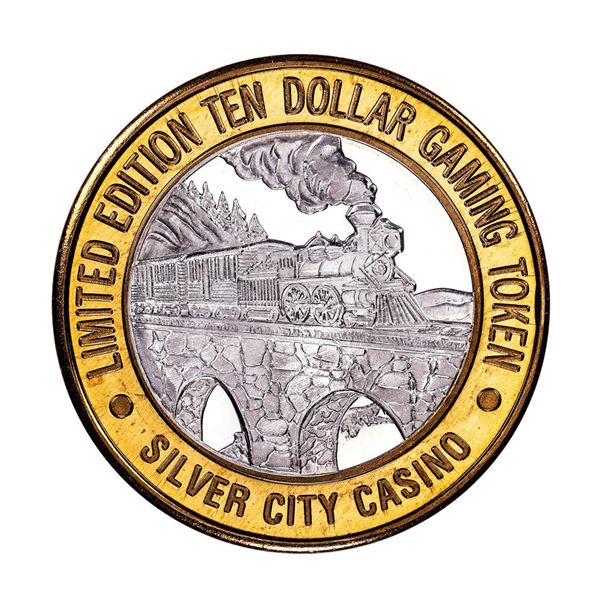 .999 Silver City Las Vegas, Nevada $10 Limited Edition Gaming Token