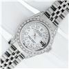 Image 2 : Rolex Ladies Stainless Steel MOP Diamond Oyster Perpetual Datejust Wristwatch