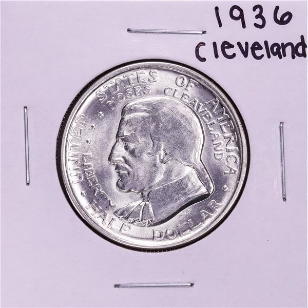 1936 Cleveland Centennial Commemorative Half Dollar Coin