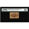 Image 1 : 1863 Second Issue 5 Cent Fractional Currency Note Fr.1233 PMG About Uncirculated 53
