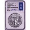 Image 1 : 2021(S) Ty. 1 $1 American Silver Eagle Coin NGC MS69 Jeppson Signed Emergency Release