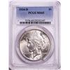 Image 1 : 1934-D $1 Peace Silver Dollar Coin PCGS MS65
