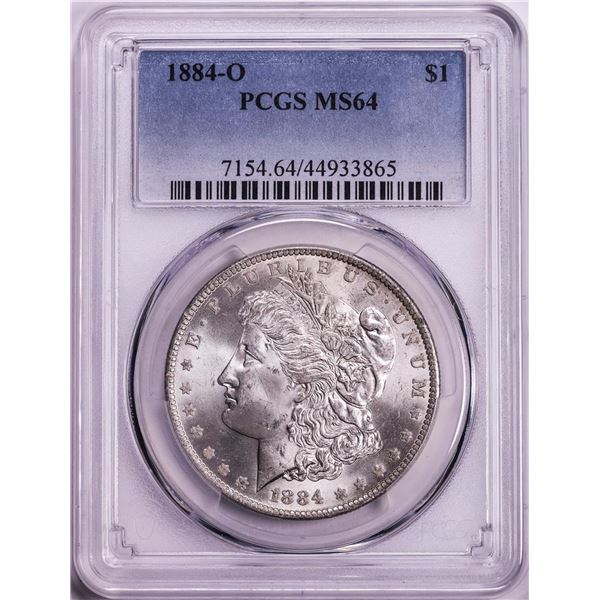 1884-O $1 Morgan Silver Dollar Coin PCGS MS64