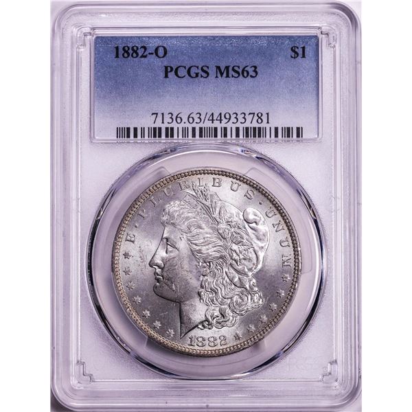 1882-O $1 Morgan Silver Dollar Coin PCGS MS63