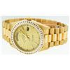 Image 5 : Rolex Men's 18K Yellow Gold 2.75 ctw Diamond Day Date President Wristwatch With Rolex Box