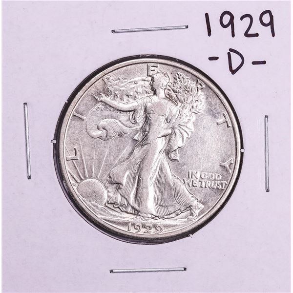 1929-D Walking Liberty Half Dollar Coin