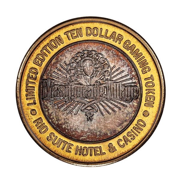 .999 Silver Rio Suite Hotel Las Vegas $10 Casino Limited Edition Gaming Token