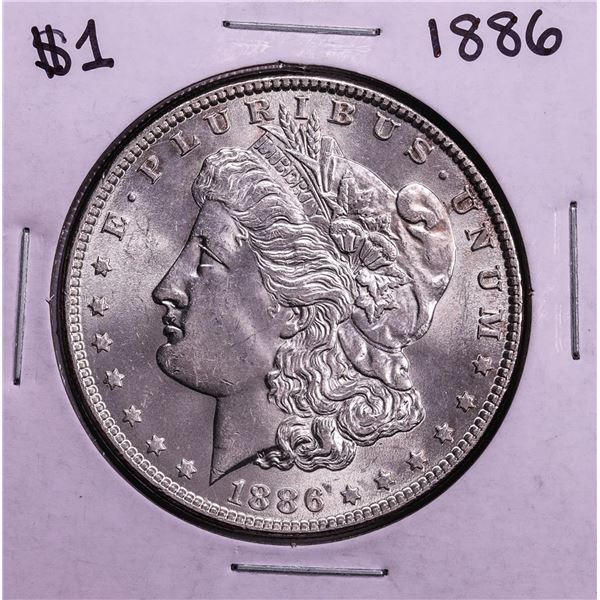 1886 $1 Morgan Silver Dollar Coin