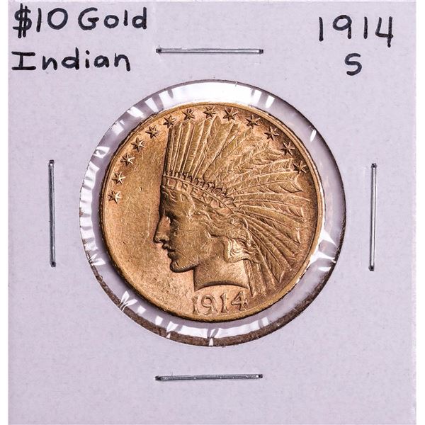 1914-S $10 Indian Head Eagle Gold Coin