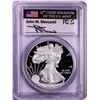 Image 1 : 2012-S $1 Proof American Silver Eagle Coin PCGS PR70DCAM First Strike Mercanti Signed