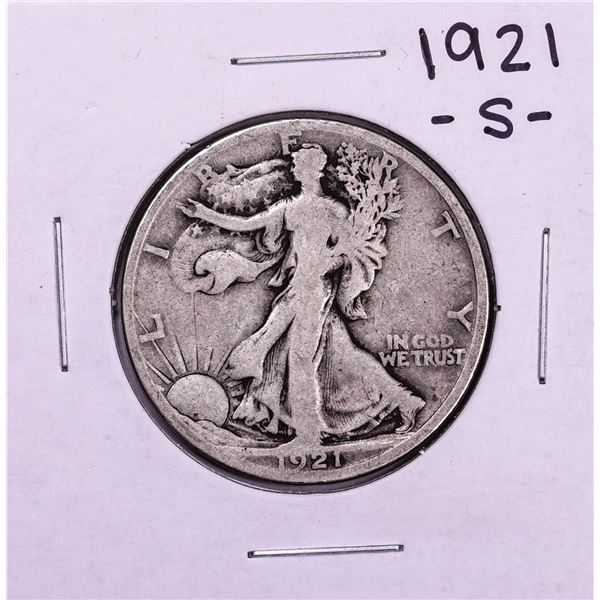 1921-S Walking Liberty Half Dollar Coin
