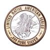 Image 1 : .999 Silver Red Cloud Sioux $10 Casino Limited Native American Series Gaming Token