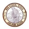 Image 2 : .999 Silver Red Cloud Sioux $10 Casino Limited Native American Series Gaming Token