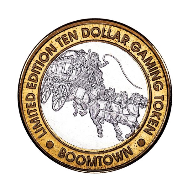 .999 Silver Boomtown Verdi, NV $10 Casino Limited Edition Gaming Token