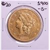 Image 1 : 1900-S $20 Liberty Head Double Eagle Gold Coin