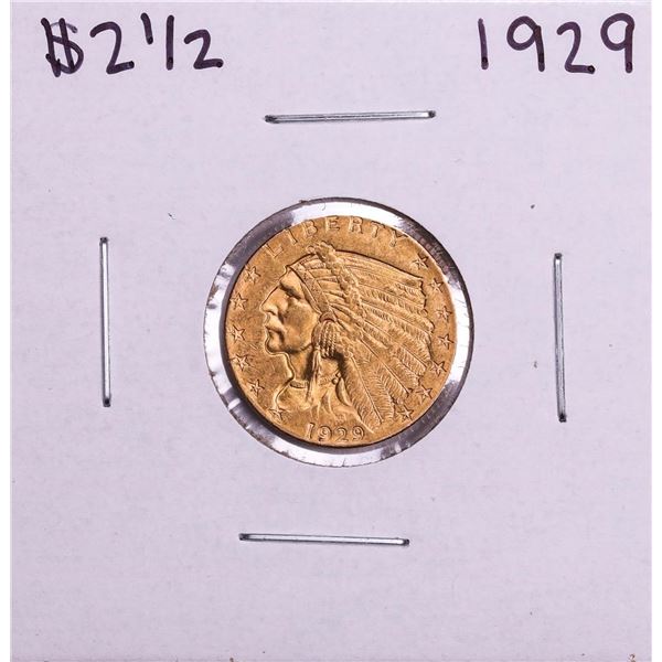 1929 $2 1/2 Indian Head Quarter Eagle Gold Coin