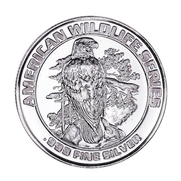.999 Fine Silver Historic Colorado Mining American Wildlife Series Round